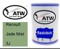 Preview: Renault, Jade Mist, 3J: 500ml Lackdose, von ATW Autoteile West.